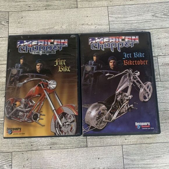 American‎ Chopper The Series Lot of 2 DVDs Fire Bike & Jet Bike Biketober - Picture 1 of 2